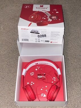 Red Kids Wired Tonies Headphones